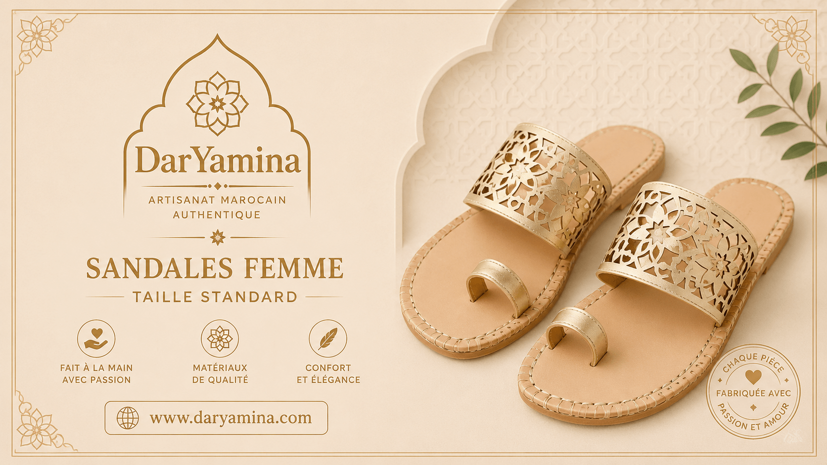 Sandales Femme artisanales du Maroc - YaMiriam