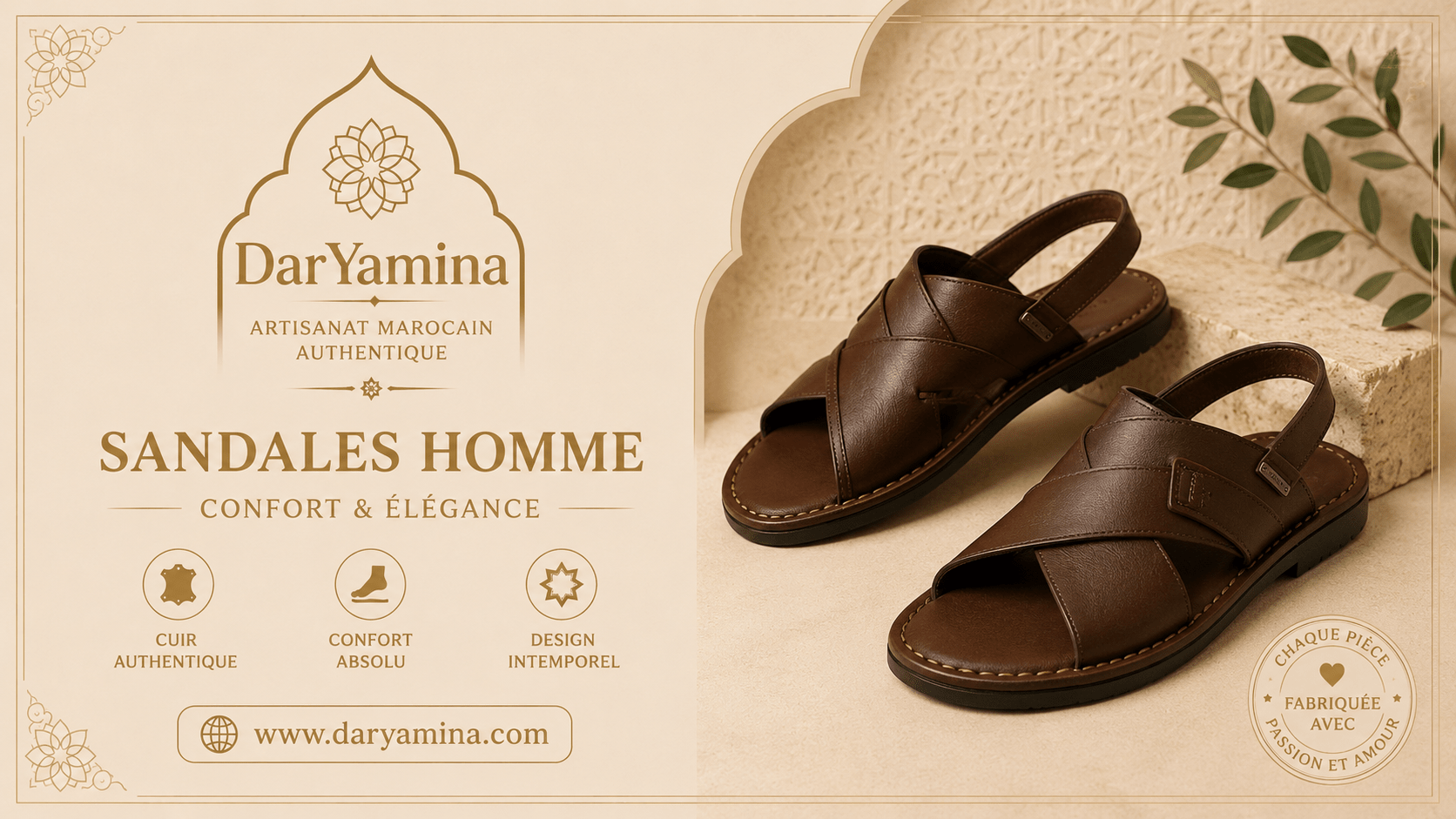 Sandales Homme artisanales du Maroc - YaMiriam