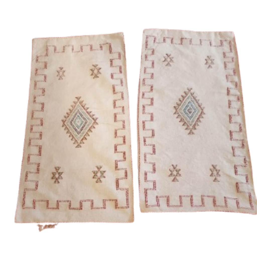 Coussin Berbère Marocain Multicolore Artisanal | Yamiriam