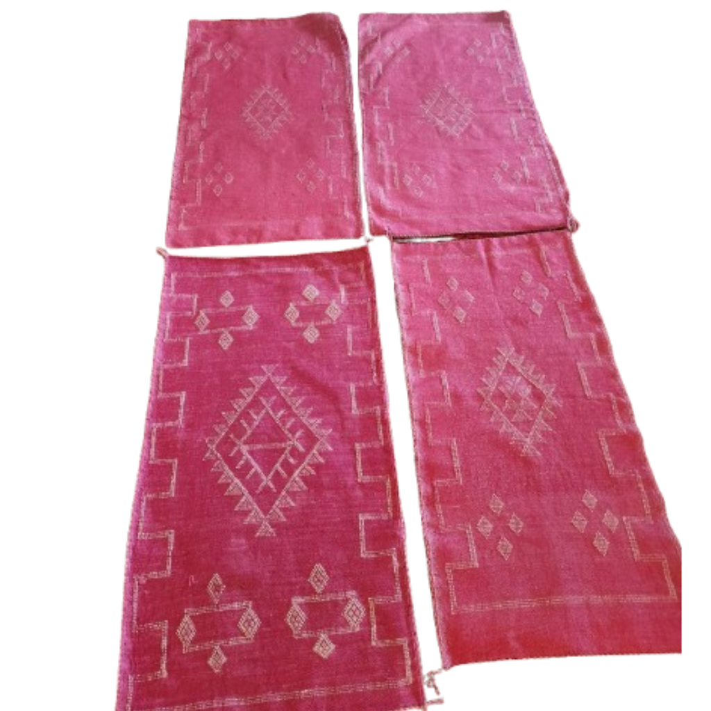 Coussin Berbère Marocain Multicolore Artisanal | Yamiriam