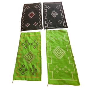 Coussin Berbère Marocain Multicolore Artisanal | Yamiriam