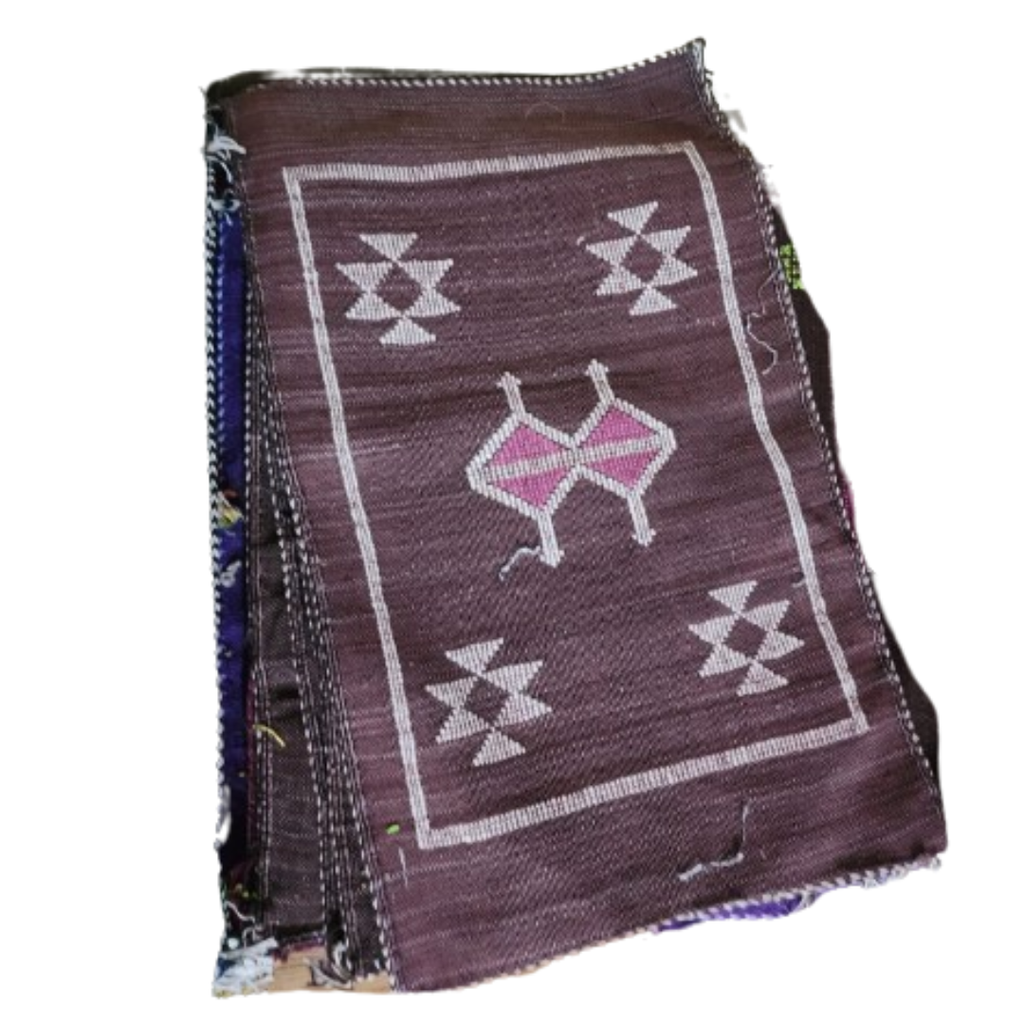 Coussin Berbère Marocain Multicolore Artisanal | Yamiriam