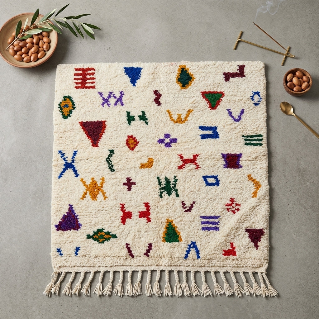 Tapis Azilal Amazigh & Triangles | Yamiriam