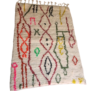 Tapis Azilal Chaîne de Losanges & Symboles | Yamiriam