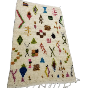 Tapis Azilal Symboles Amazighs Dispersés | Yamiriam