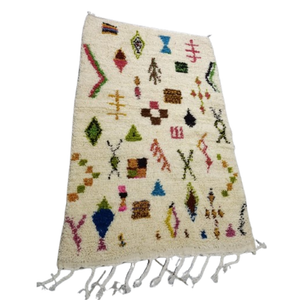 Tapis Azilal Symboles Berbères & Motifs Multicolores | Yamiriam