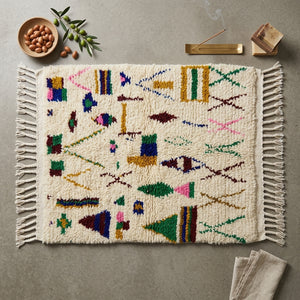 Tapis Azilal Symboles Géométriques & Berbères | Yamiriam
