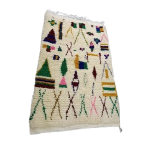 Tapis Azilal Symboles Géométriques & Berbères | Yamiriam