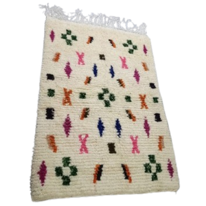 Tapis Azilal Symboles Géométriques & Motifs Berbères | Yamiriam
