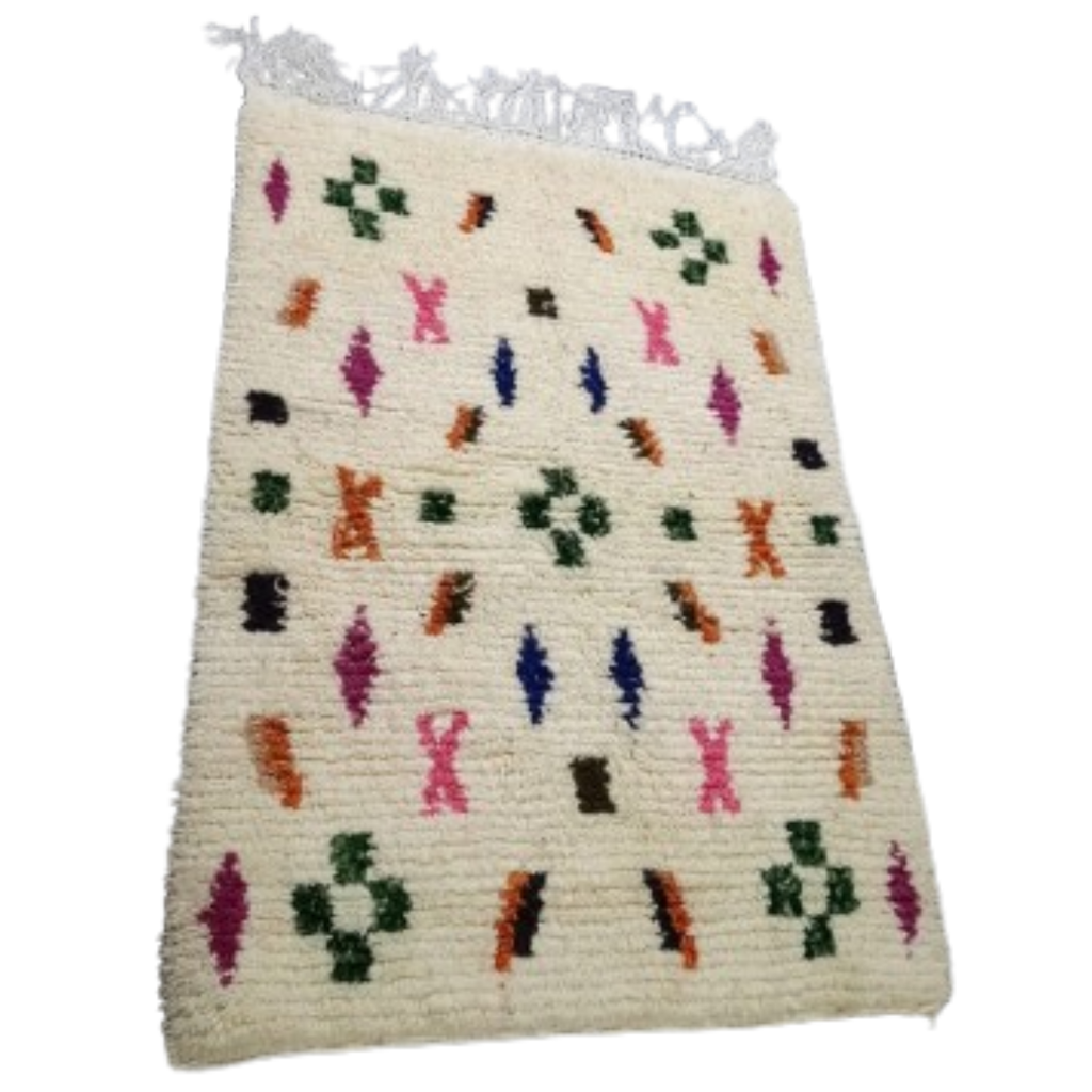 Tapis Azilal Symboles Géométriques & Motifs Berbères | Yamiriam