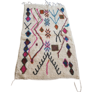 Tapis Azilal Symboles Étoilés & Géométrie | Yamiriam