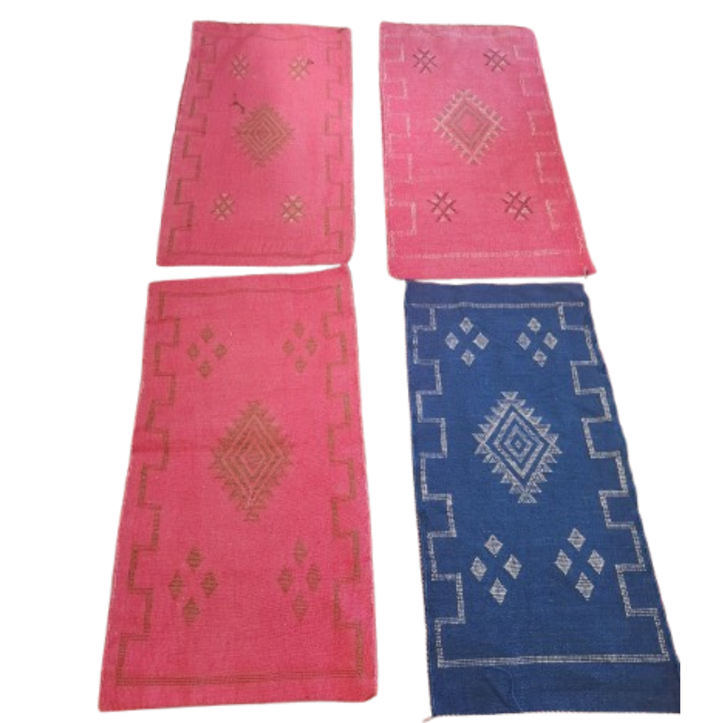 Coussin Berbère Marocain Multicolore Artisanal | Yamiriam