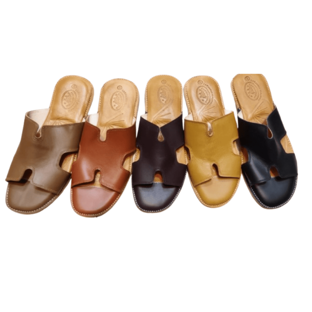 Belgha Babouche Mules en Daim Artisanale | Confort Été – Yamiriam - YaMiriam