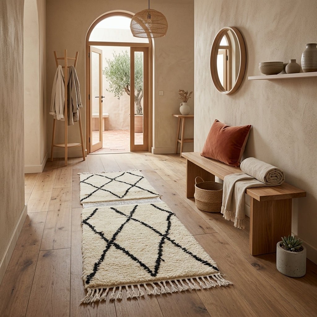 Chemin de Couloir Berber Diamond 100x60 cm | Yamiriam - YaMiriam