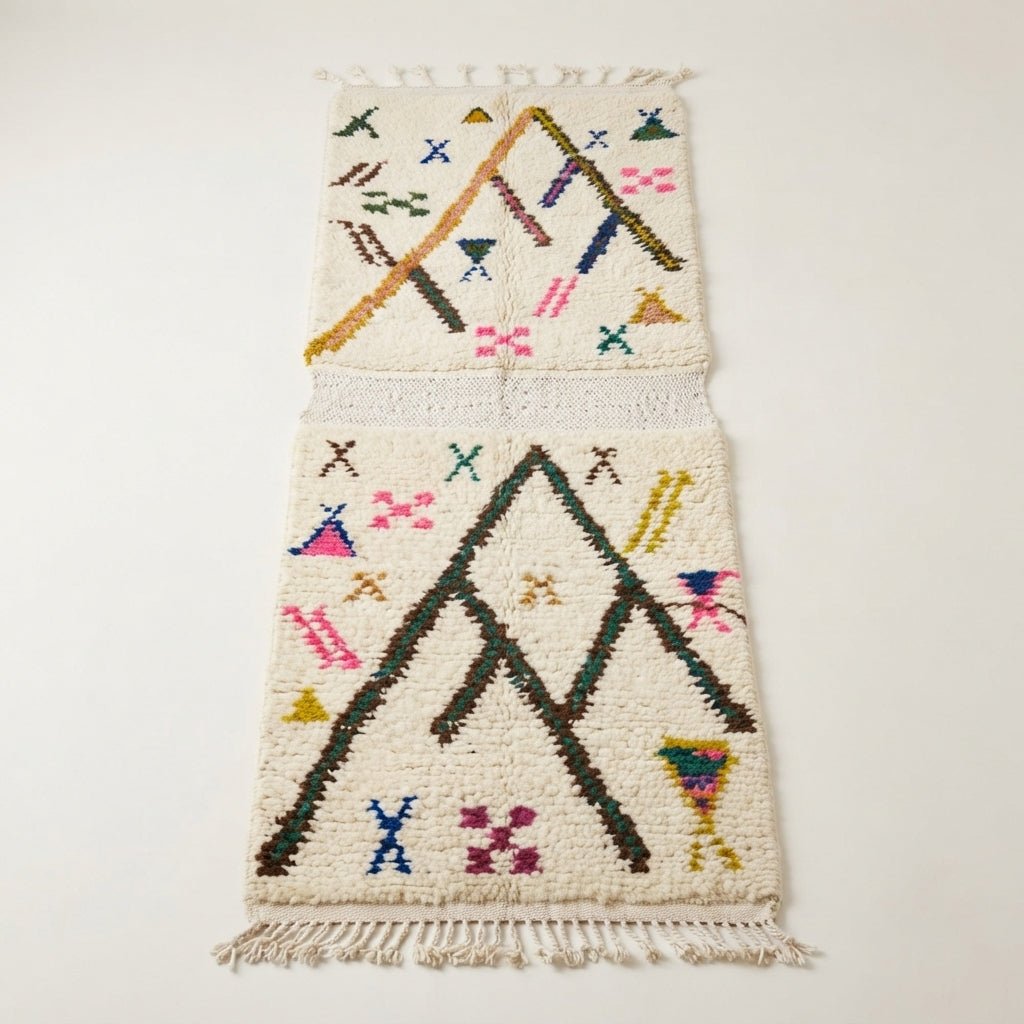 Couloir Azilal Motifs Berbères 100x60 cm | Yamiriam - YaMiriam
