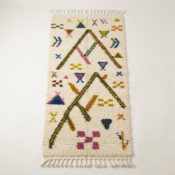 Couloir Azilal Motifs Berbères 100x60 cm | Yamiriam - YaMiriam