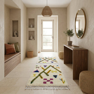 Couloir Azilal Motifs Berbères 100x60 cm | Yamiriam - YaMiriam