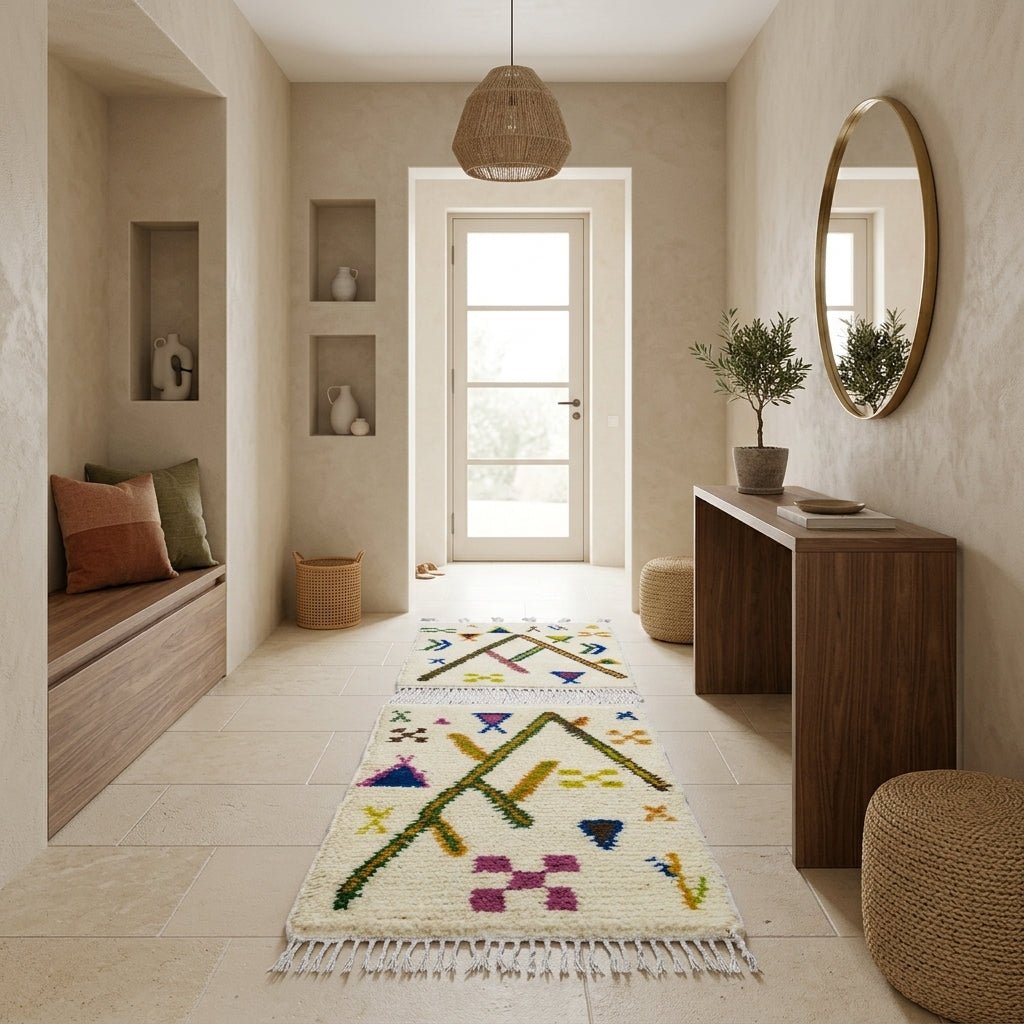 Couloir Azilal Motifs Berbères 100x60 cm | Yamiriam - YaMiriam