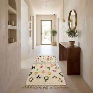 Couloir Azilal Motifs Éparpillés 100x60 cm | Yamiriam - YaMiriam