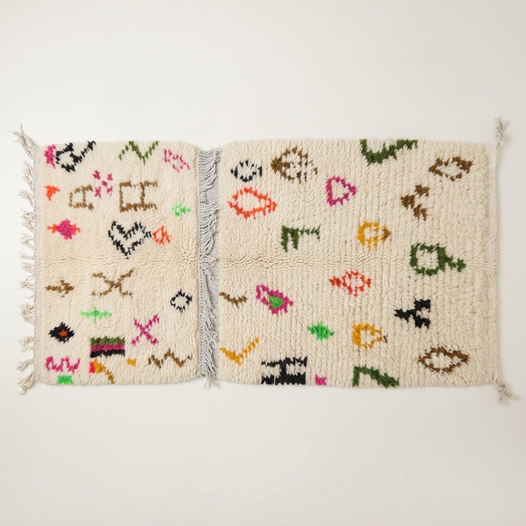 Couloir Azilal Motifs Éparpillés 100x60 cm | Yamiriam - YaMiriam