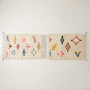 Couloir Azilal Motifs Géométriques Éparpillés 100x60 cm | Yamiriam - YaMiriam