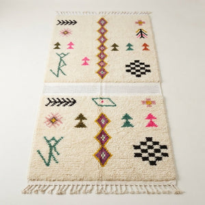 Couloir Azilal Motifs Multicolores 100x60 cm | Yamiriam - YaMiriam