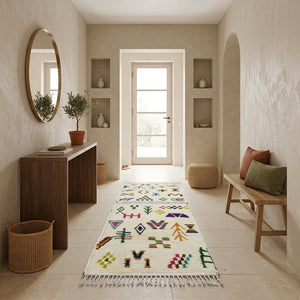 Couloir Azilal Motifs Multicolores 100x60 cm | Yamiriam - YaMiriam
