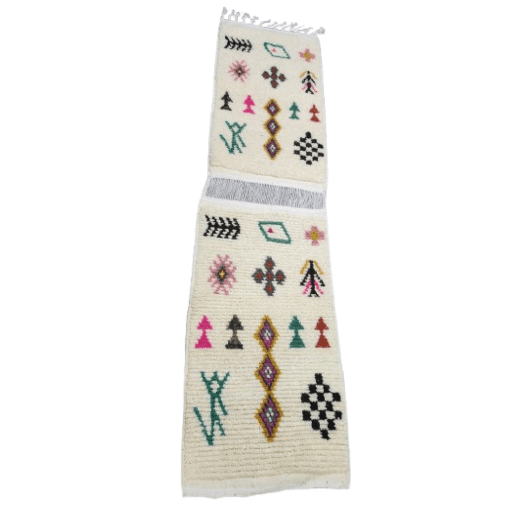 Couloir Azilal Motifs Multicolores 100x60 cm | Yamiriam - YaMiriam
