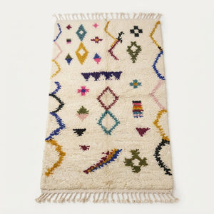 Couloir Azilal Motifs Multicolores 100x60 cm | Yamiriam - YaMiriam