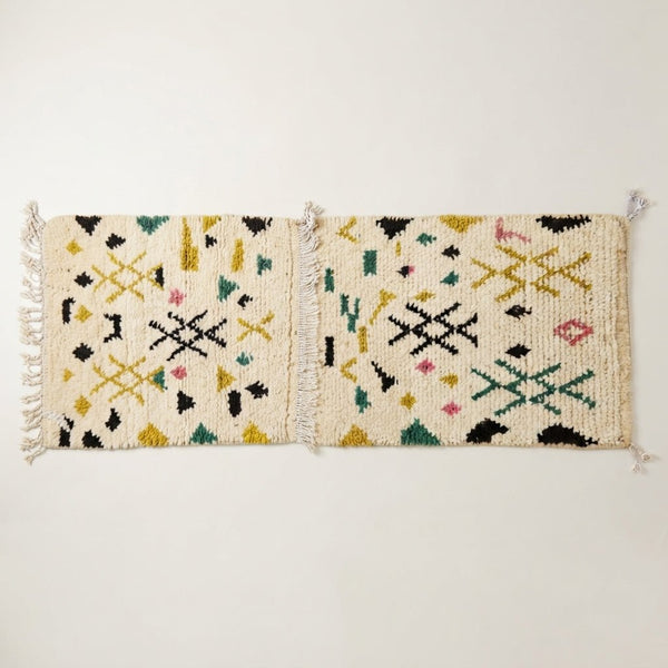 Couloir Azilal Motifs Multicolores 100x60 cm | Yamiriam - YaMiriam