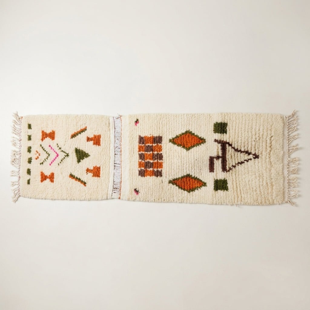 Couloir Azilal Motifs Terracotta 100x60 cm | Yamiriam - YaMiriam