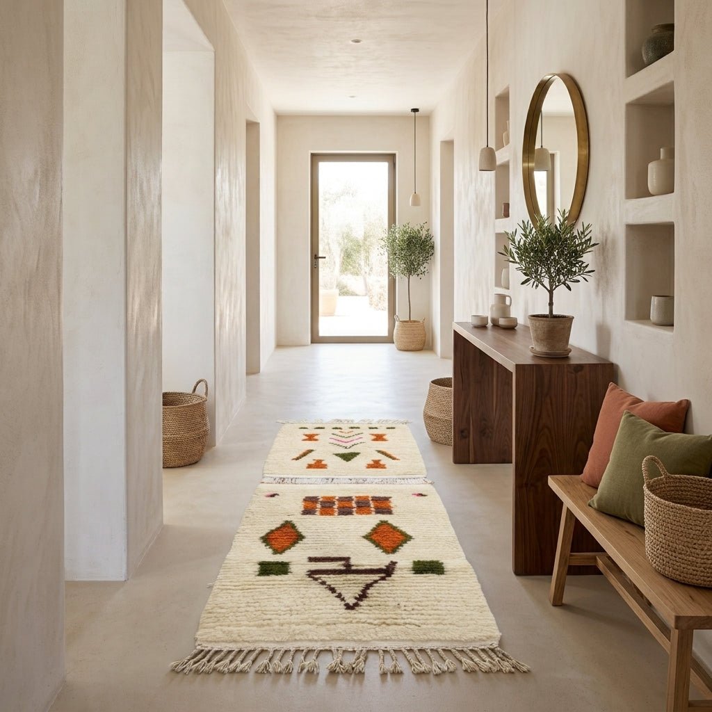 Couloir Azilal Motifs Terracotta 100x60 cm | Yamiriam - YaMiriam