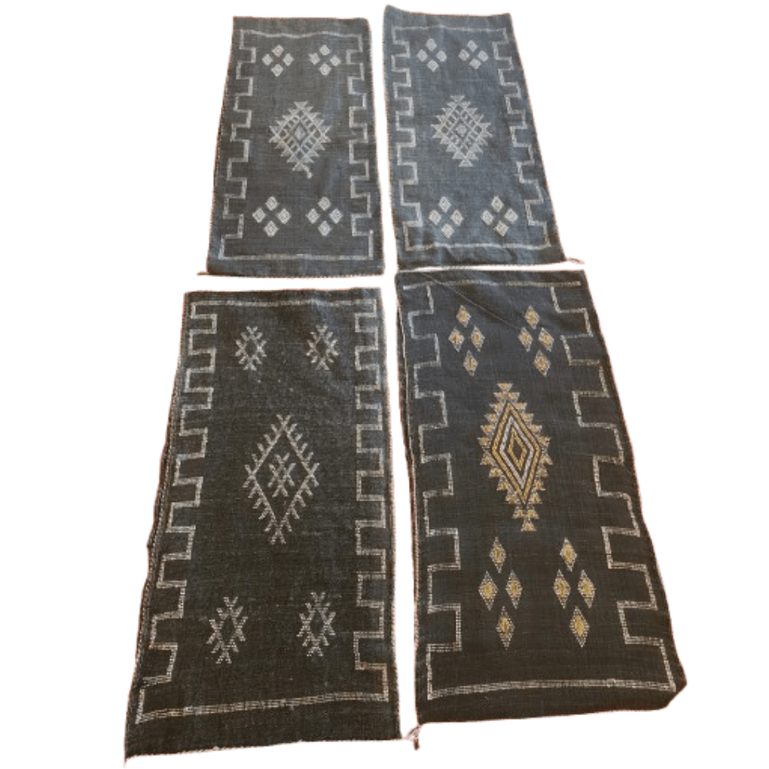 Coussin Berbère Marocain Multicolore Artisanal | Yamiriam - YaMiriam