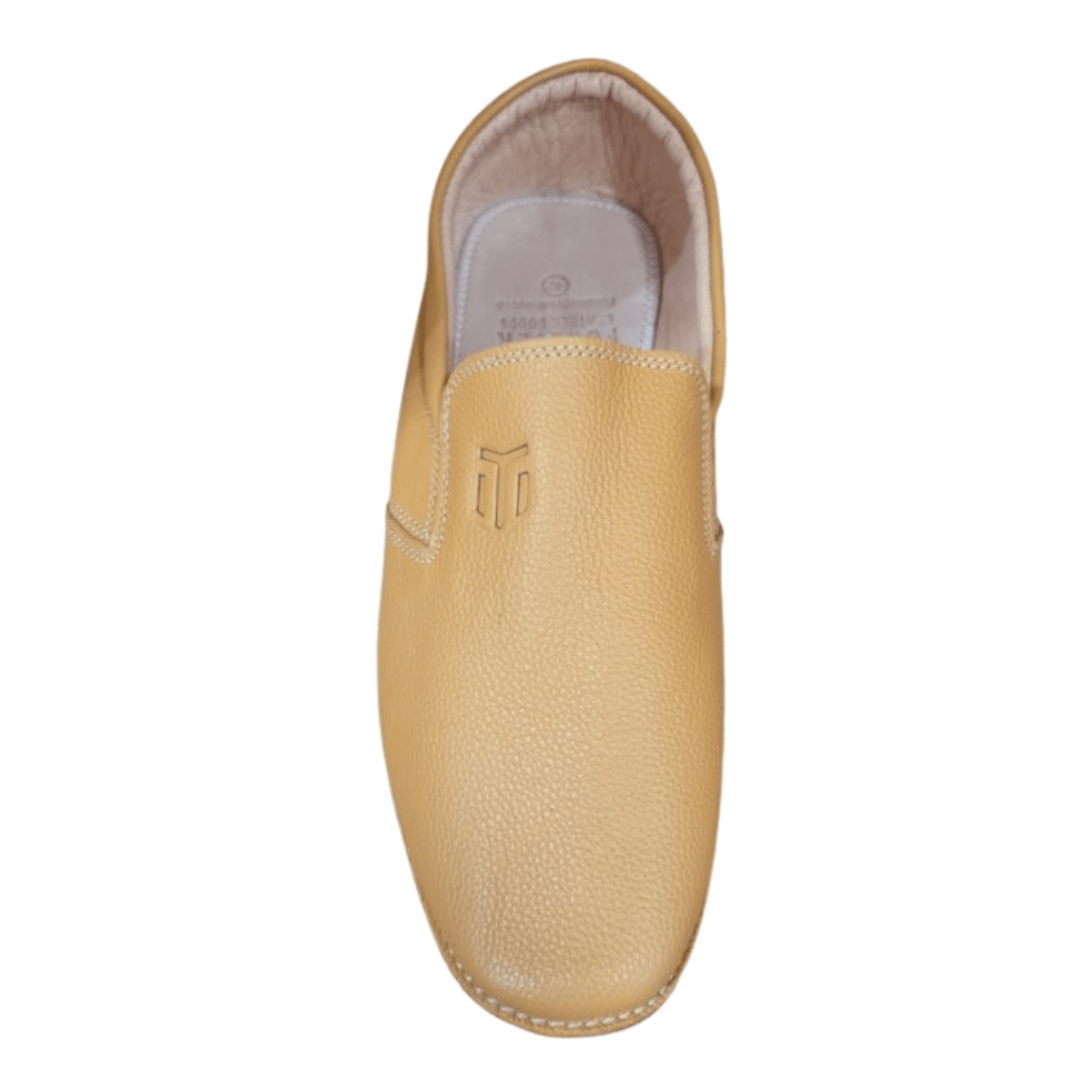 Mocassin Babouche Beldi Homme Beige Crème | Yamiriam - YaMiriam
