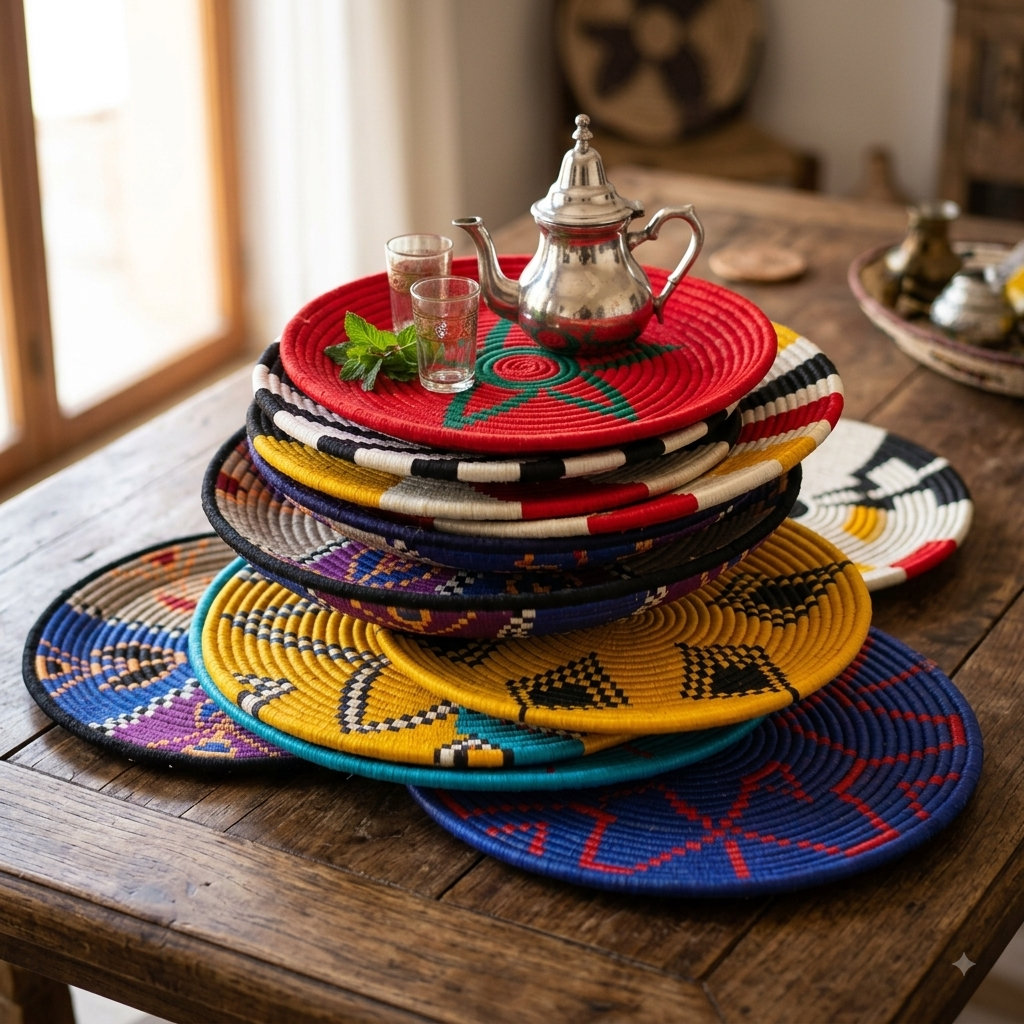 Panier Assiette Tbag Artisanal | Yamiriam - YaMiriam