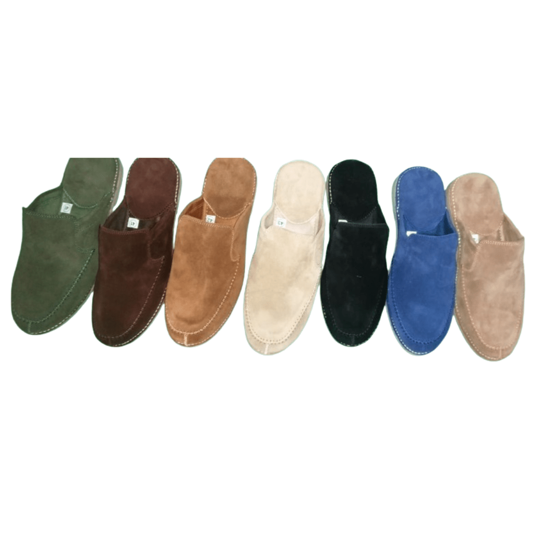Pantoufles en Cuir Artisanales Faites Main | Yamiriam - YaMiriam