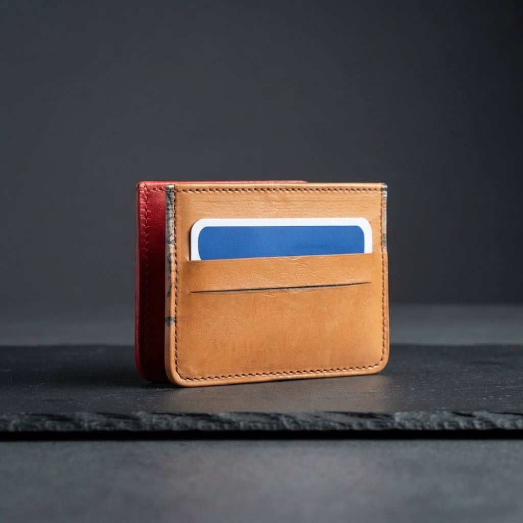 Porte-Cartes en Cuir Camel | Yamiriam - YaMiriam