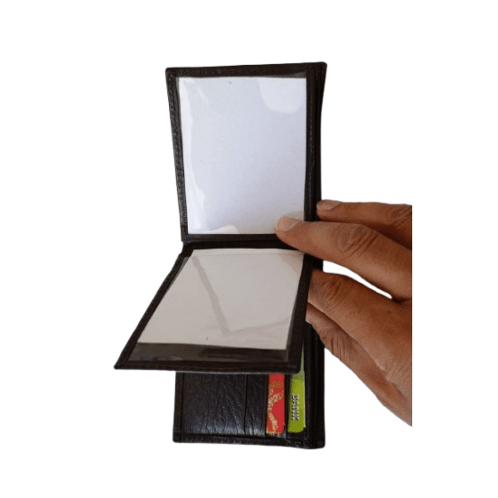 Portefeuille en Cuir Marron Foncé | Yamiriam – cadeau homme - YaMiriam
