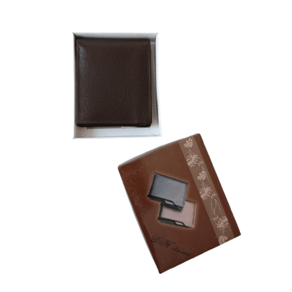 Portefeuille en Cuir Marron Foncé | Yamiriam – cadeau homme - YaMiriam