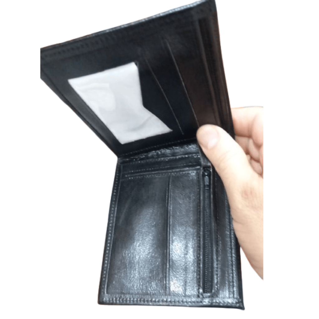 Portefeuille en Cuir Noir Multifonction | Yamiriam - YaMiriam