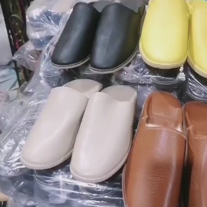 Babouches Marocaines en Cuir Faites Main | Yamiriam