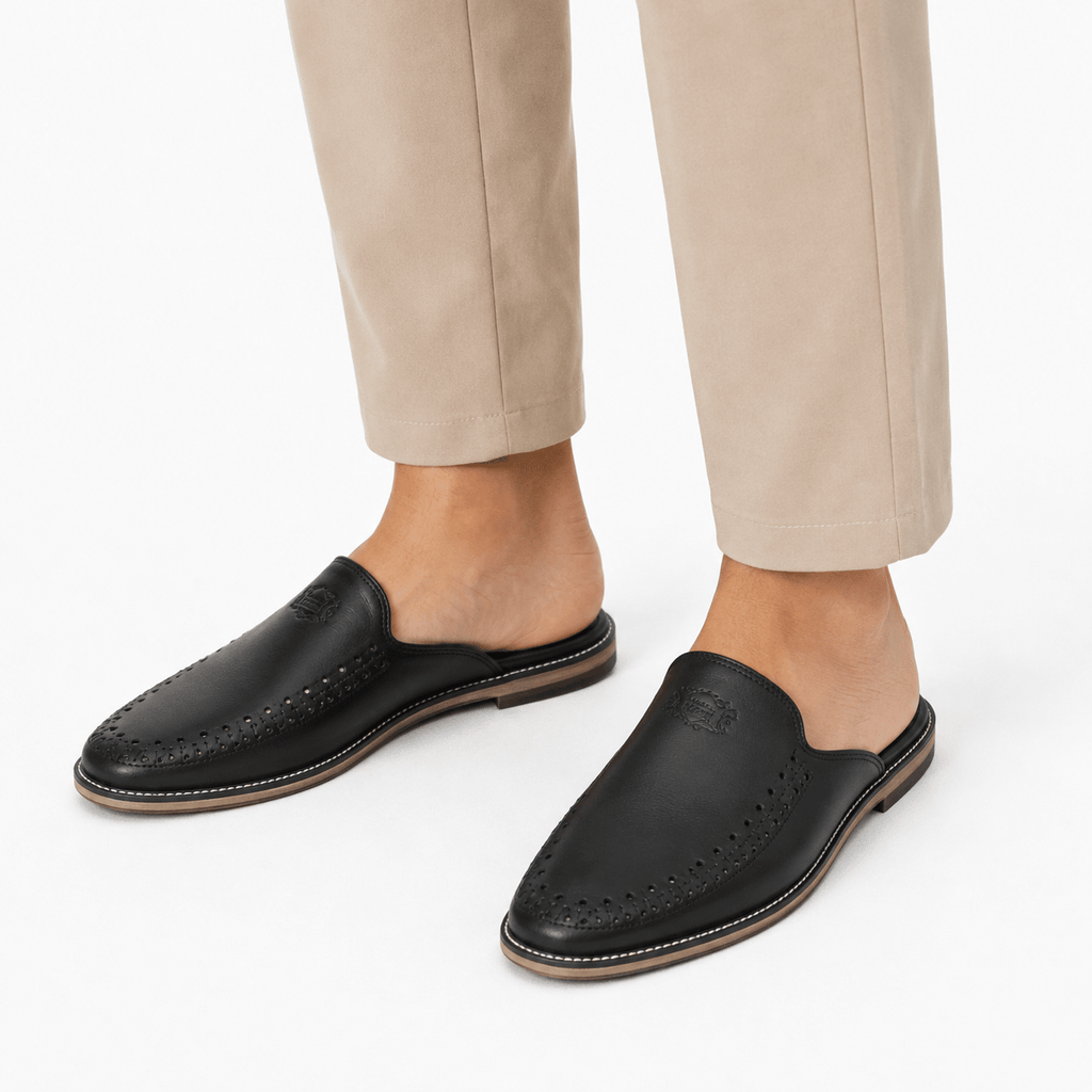Sabots Babouches Marocains Stylés en Cuir | Confort Été – Yamiriam - YaMiriam