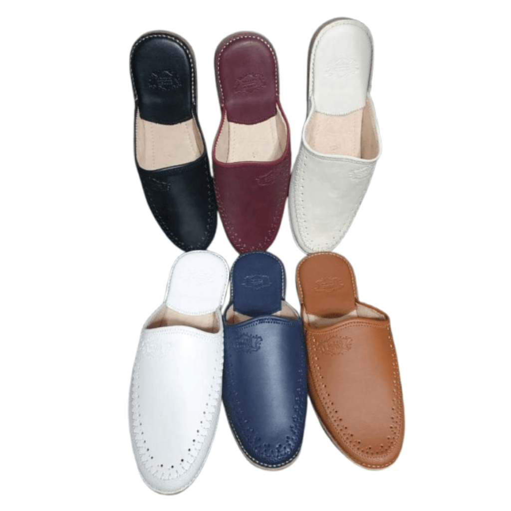 Sabots Babouches Marocains Stylés en Cuir | Confort Été – Yamiriam - YaMiriam