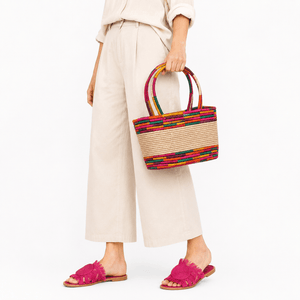 Sac à Main Blanc et Coloré Femme | Yamiriam - YaMiriam