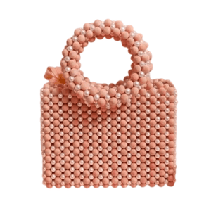 Sac à Main Soirée en Perles Rose | Yamiriam - YaMiriam