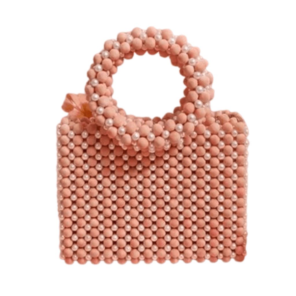 Sac à Main Soirée en Perles Rose | Yamiriam - YaMiriam