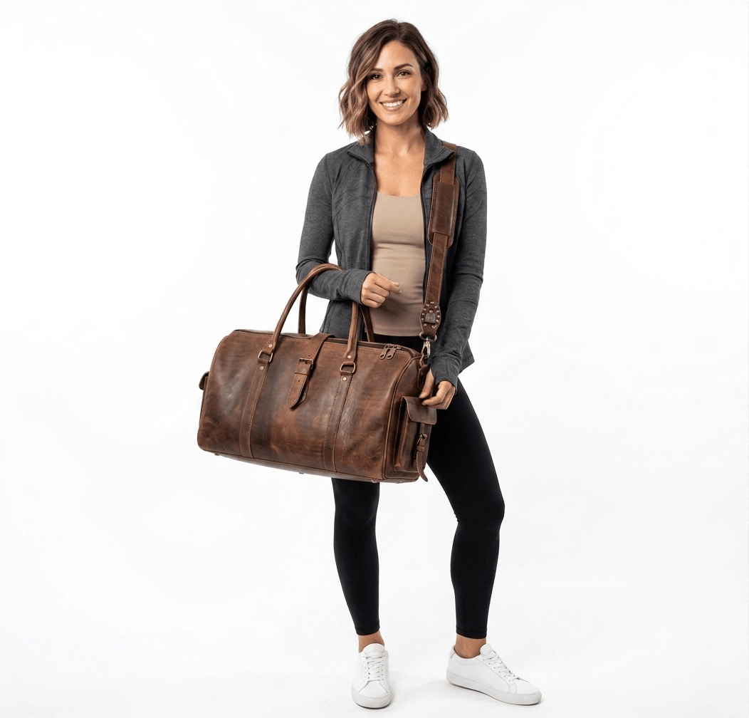 Sac en Vrai Cuir Marron Foncé | Yamiriam - YaMiriam