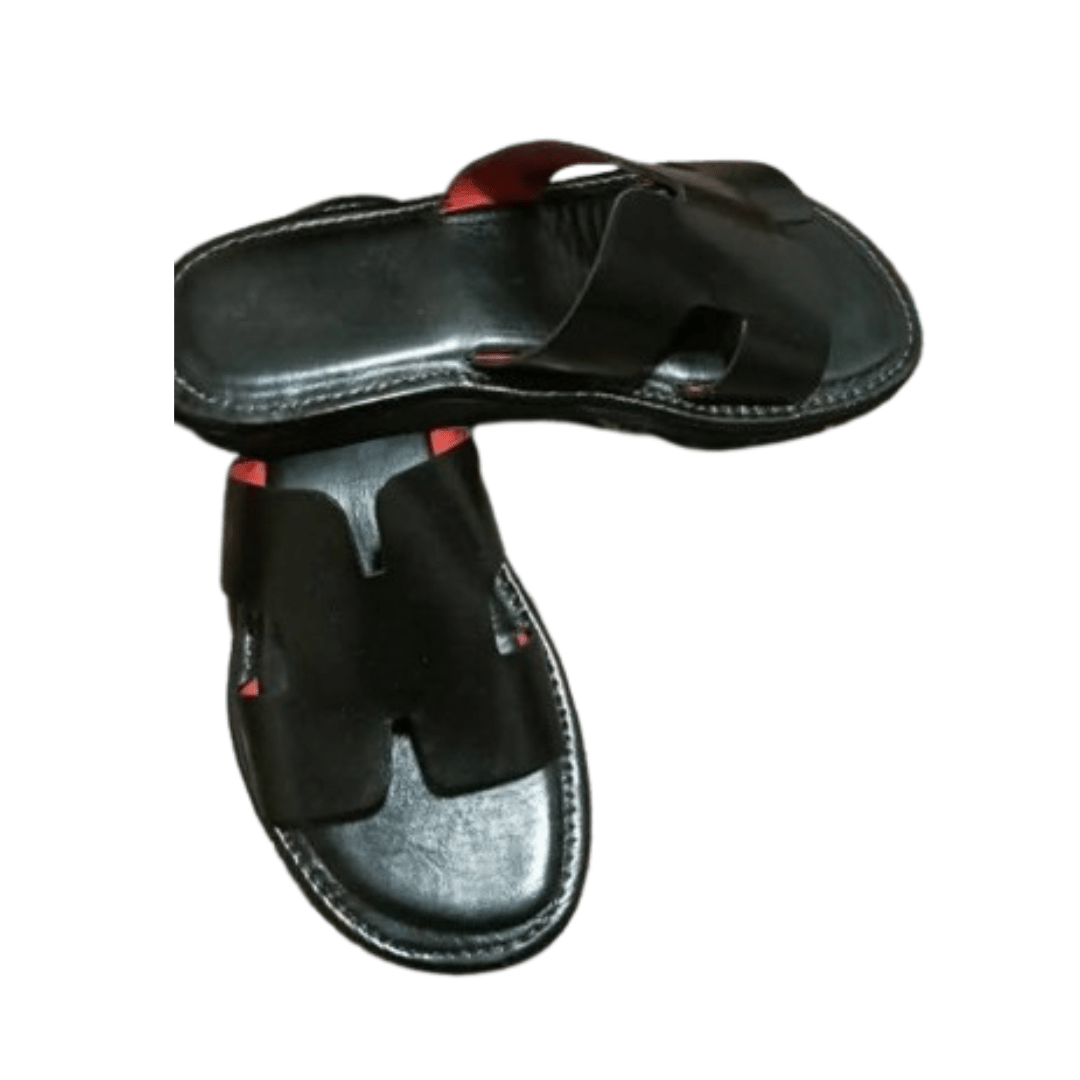 Sandale Noire Brillante Originale | Yamiriam - YaMiriam