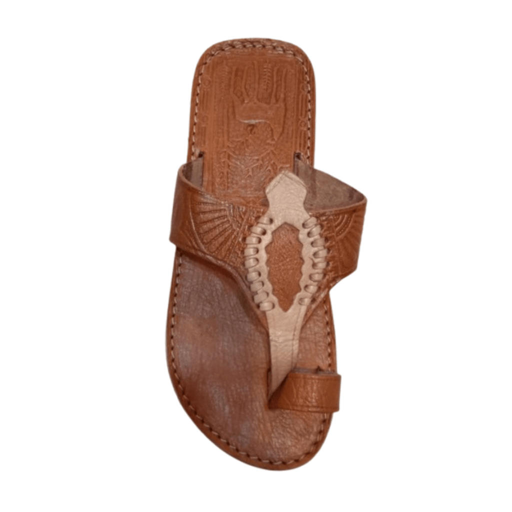 Sandales Artisanales Homme Beige Marron Terre | Confort Été – Yamiriam - YaMiriam