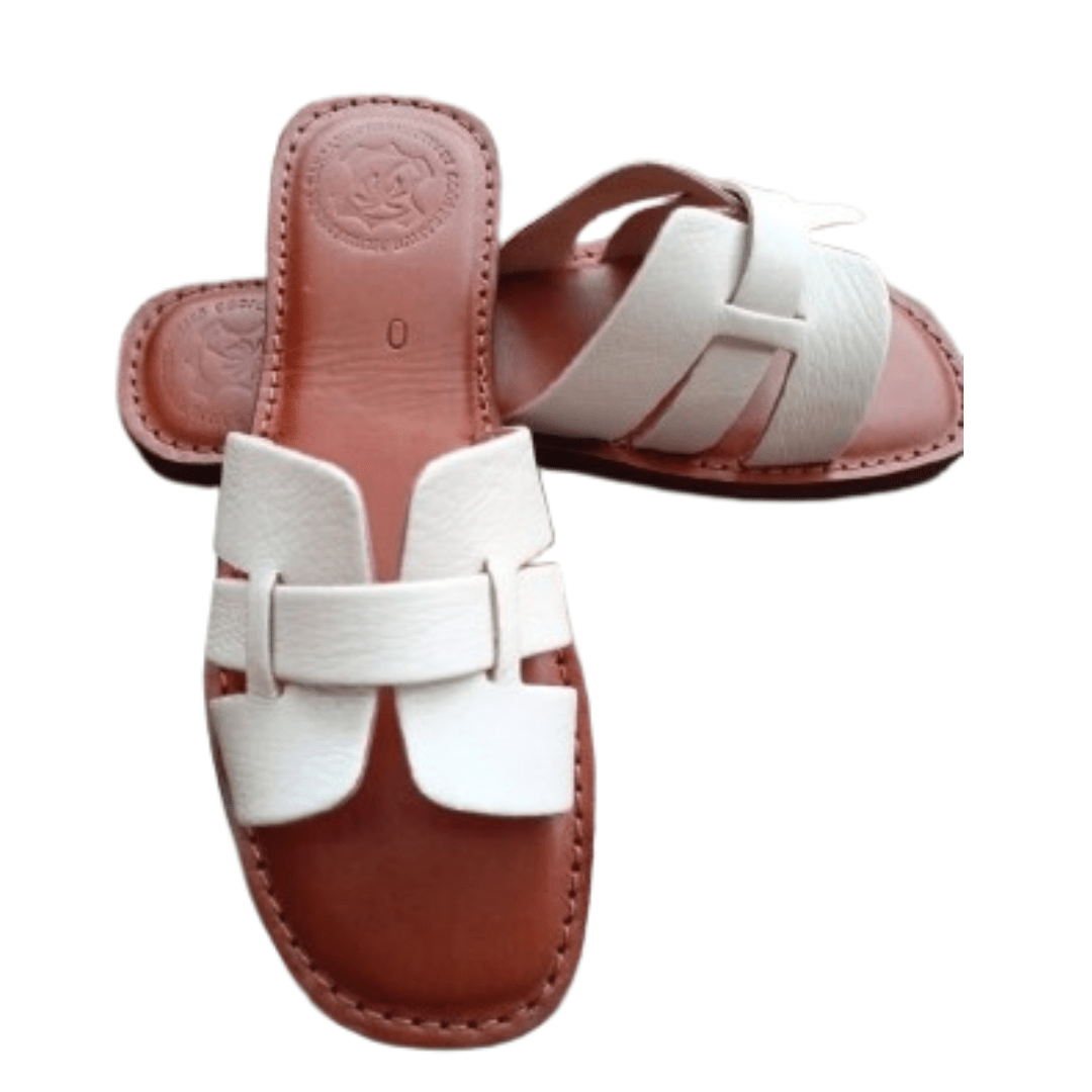 Sandales Blanches Unisexes Été | Yamiriam - YaMiriam